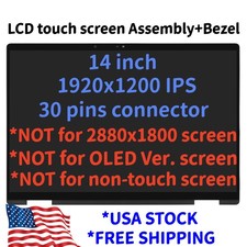 14" WUXGA LCD Touch Screen Display Assembly for HP Envy x360 2-in-1 14-fc0023dx