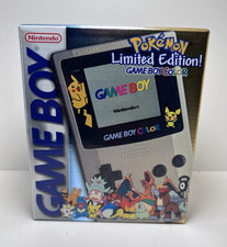 Nintendo Game Boy Color Pokemon Limited Edition Gold/Silver NTSC-U/C Boxed CIB