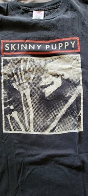 Vintage 90s Skinny Puppy T Shirt XL Gildan USA Industrial Goth 