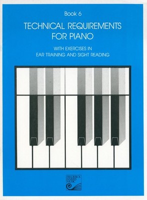 Vintage Technical Requirements For Piano Book 6 Berlin Ear Training Reading