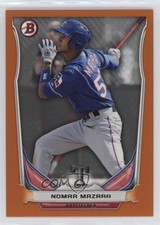 2014 Bowman Prospects Orange 211/250 Nomar Mazara #BP85 2x9