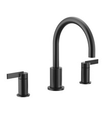 Moen T6223bl Cia High Arc 2 Handle Deck Mount Roman Tub Faucet Matte Black
