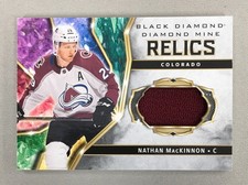 Nathan Mackinnon 2020-21 Upper Deck Black Diamond Game Worn Diamond Mine Relics