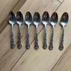 Set of 7 Gorham Rondo Sterling Silver Spoons No Monograms