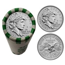 2026 Emerging Liberty Dime Uncirculated Roll - 1776 America 250 SemiQ - D