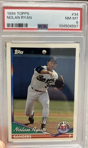 1994 Topps - Nolan Ryan PSA 8
