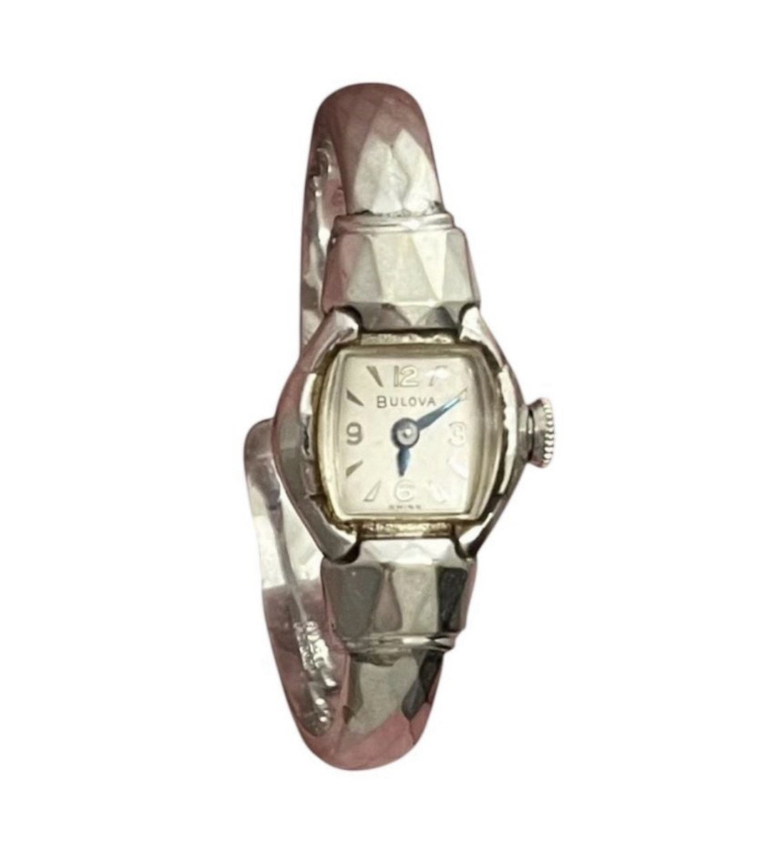 Bulova 1960s Vintage M1 Silver Women’s 10K Gold Filled American Girl M Watch