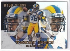 Torry Holt 1999 Flair Showcase ROOKIE RC #158/1999 Rams