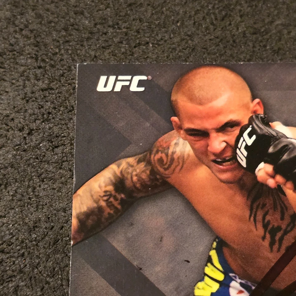 2014 Topps UFC Knockout Dustin Poirier #47  Authentic Autograph On Card - Image 2 of 4