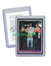 Terence Crawford Card Custom Canelo Alvarez Undisputed Champion Sketch Art