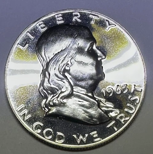 1963 50C (Proof) Franklin Half Dollar. #155