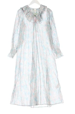 H&M Robe à manches longues Dames Robe T EU 34 rose-bleu style décontracté - Photo 1/4