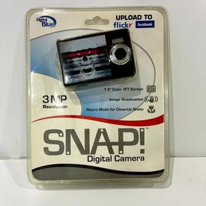 Point & Shoot Skull Design DB15005 Digital Blue SNAP 3MP Camera 1.5" TFT Screen