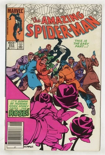 Amazing Spider-Man #253 NM- 9.2 ow/white pages  1st app. The Rose  Marvel  1984