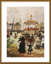 Creative Сross Stitch Embroidery Kit "Penier Park. Nancy" Nova Sloboda