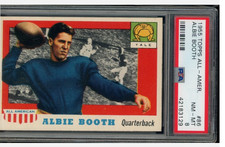 1955 Topps All-American Albie Booth SP Short Print #86 PSA 8 NM MT
