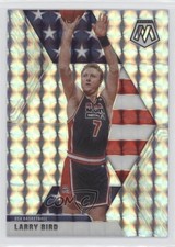 2019-20 Panini Mosaic USA Basketball Silver Prizm Larry Bird #254 HOF 03at