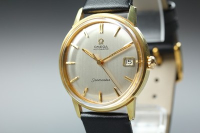 Vintage 1966 Omega Automatic Seamaster Mens Watch Cal.565 Ref.166002 From Japan