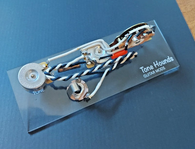 Esquire Wiring Harness  Eldred Mod - CRL, CTS, NOS PIO Capacitor for Fender Tele