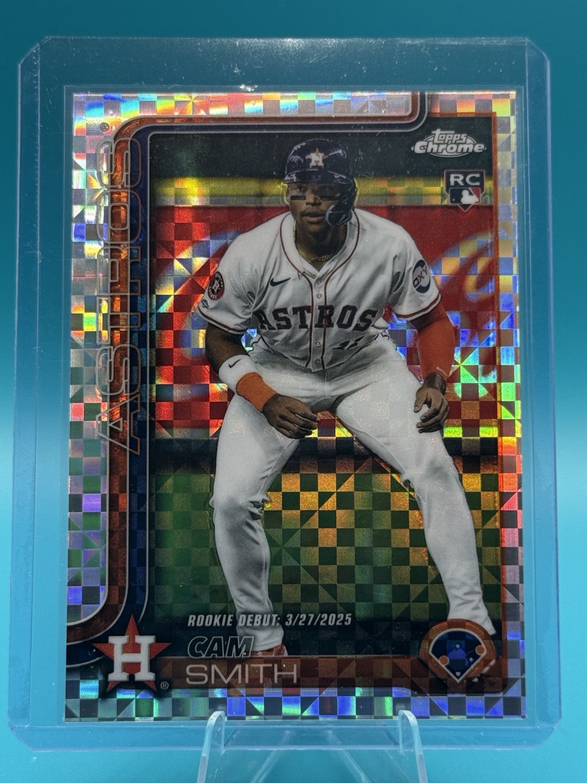 Cam Smith 2025 Topps Chrome Update Rookie Debut #USC19 X-Fractor Astros RC