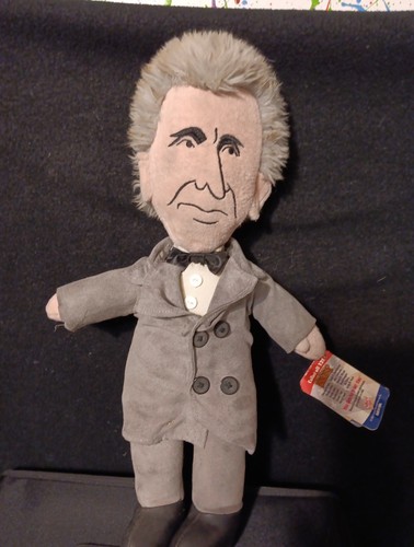 Präsident Andrew Jackson Zuckerhut Plüsch USA Amerika mit Etikett 2007 Coinstar