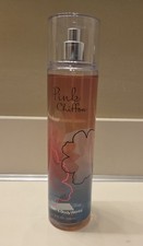 Bath  Body Works Pink Chiffon Fine Fragrance Mist 8 FL OZ New - Discontinued