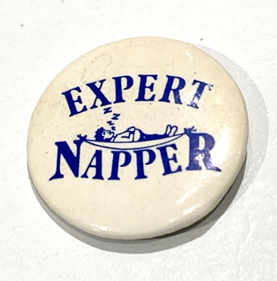 1992 Expert Mapper Pinback Button Laid Back Int Inc