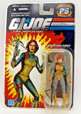 GI Joe 25th Anniversary Scarlett Counter Intelligence MOC Hasbro 1982-2007