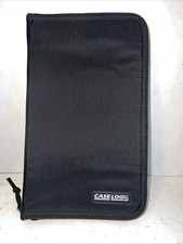 Case Logic 24 CD DVD Carrying Case Organizer Storage Zipper Black CDW-24 B