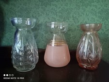 3 Anciens Vases à Jacinthes