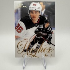 2025-26 Upper Deck Flair Jack Hughes Base #75 New Jersey Devils