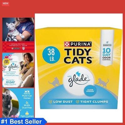 Cat Litter Clumping Multi Cat Lightweight Low Dust Glade Clear Springs Odor