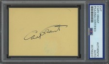 CARY GRANT autograph cut | 