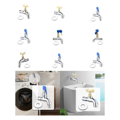 Outdoor Water Tap Lockable Faucet with Key Security System Replacement Garden