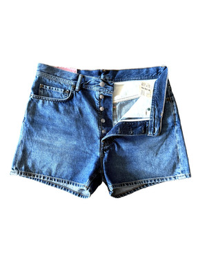 Acne Studios Blå Konst Swamp mid blue japanese denim shorts Size 29 Like New