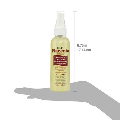 Hask Placena No-Rinse Instant Hair Repair Treatment Leave-In Spray 6oz
