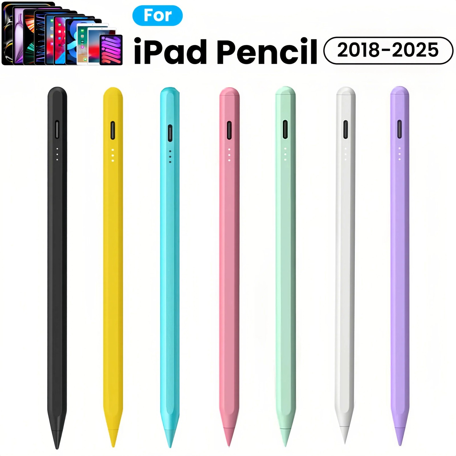 Apple Pencil 2nd Gen - Fast Charging for iPad Pro, Air & Mini-image