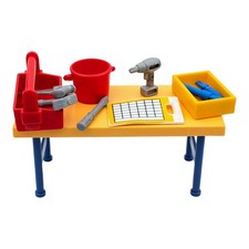 Playmobil Klapptisch Werkzeuge Werkstatt Stadt Baustelle