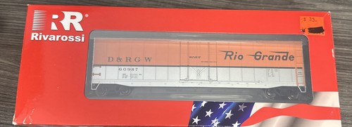 Rivarossi HO Scale RTR HR6583D Box Car w/Plug Door D&RGW 60987 Neu in OVP | Zustand: New