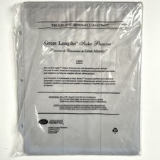 Creative Memories Great Lengths Sticker Protectors 6 Pack For Binder Borders New