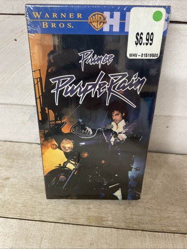 Prince Purple Rain Watermark Studio Stamp VHS Brand New Factory Sealed