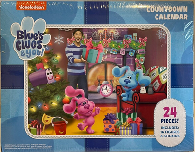 new-amp-sealed-blues-clues-christmas-coutdown-advent-calendar-24-pieces-ebay
