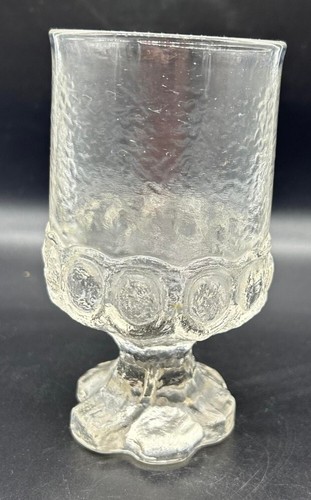 Tiffin Franciscan Madeira Clear Ice Vintage Glass 5 1/2" - Picture 4 of 4
