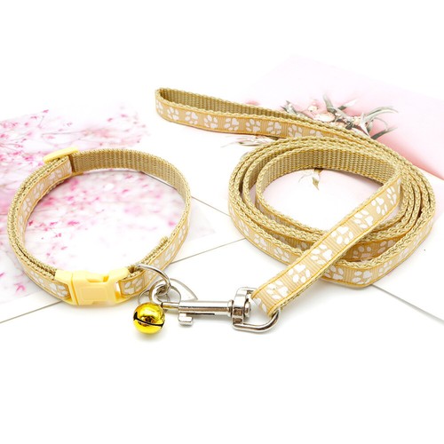 Kleines Hundehalsband und Leine Set verstellbar Welpenleine und Halsband Set Nylonriemen - Bild 35 von 36