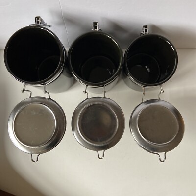 Distributeur de savon WENKO Nerno noir 2 pièces céramique ensemble