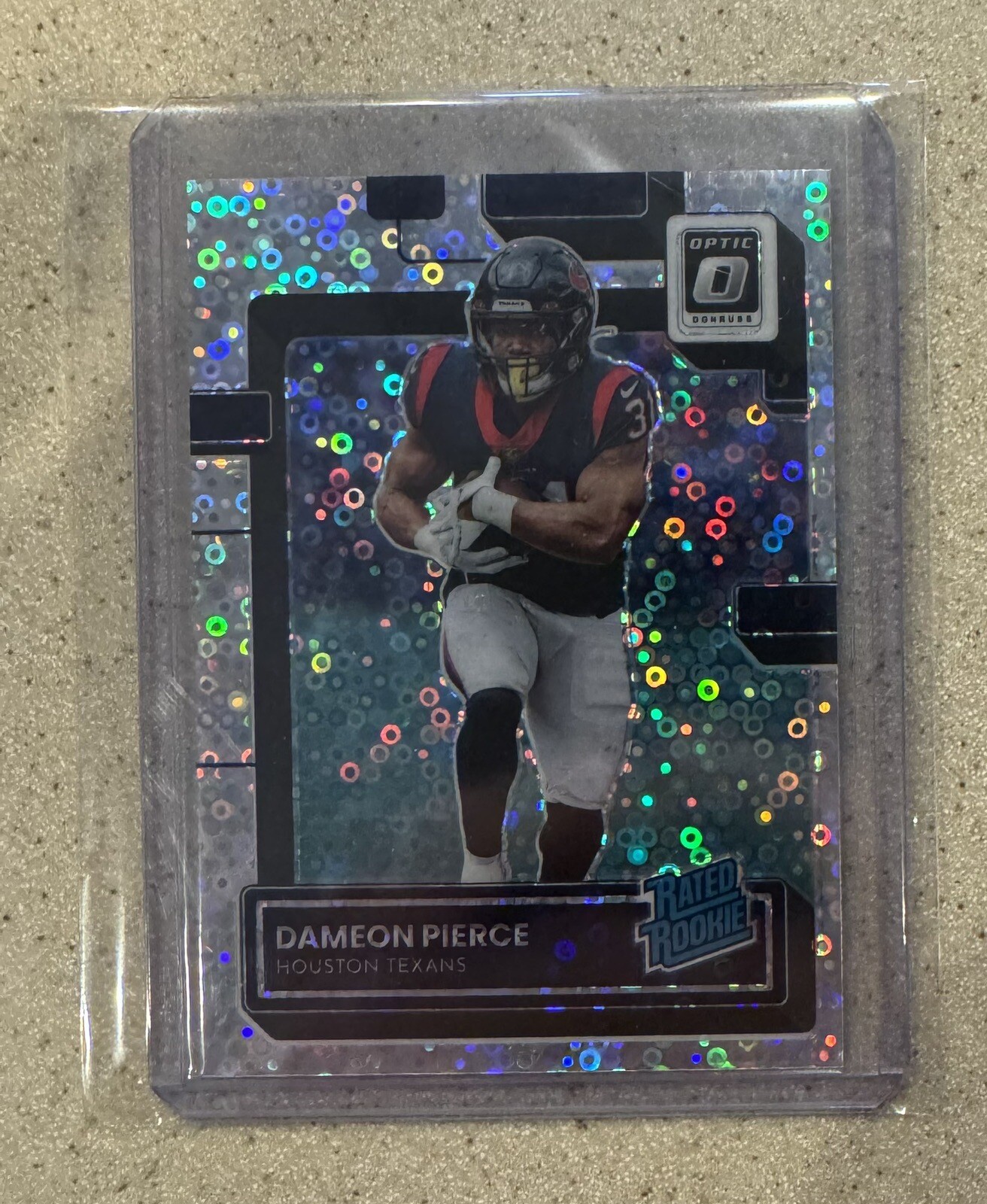 DAMEON PIERCE 2022 Donruss Optic Rated Rookie Silver Circles Prizm #240 #d /125