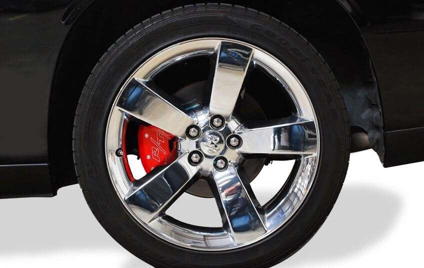 Front and Rear Brake Caliper Covers for 2022 Ford Mustang with Saleen