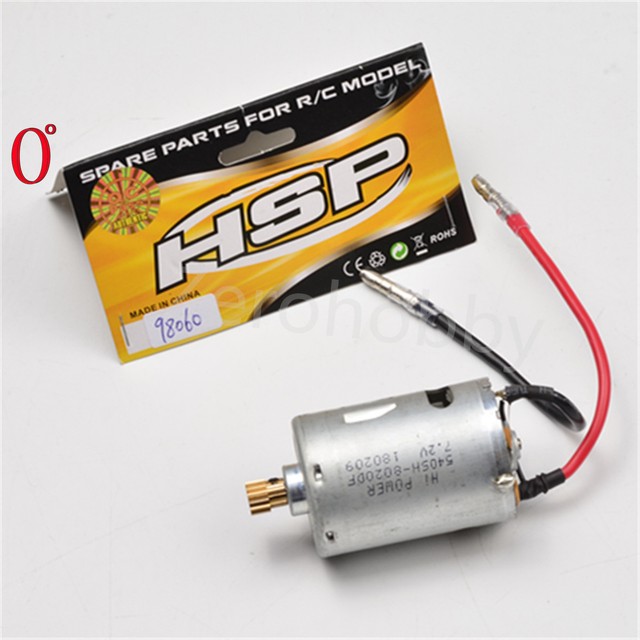 HSP 98060 Motor (RC540) W/Grear (14T) For HSP 1:10 94180T2 4WD Rc Car for sale online