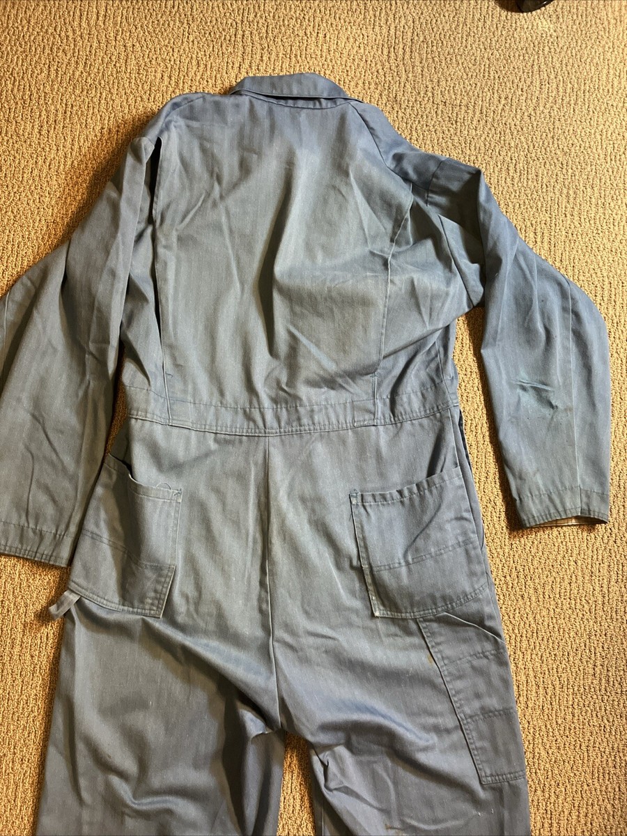Vintage Ben Davis Coveralls Overalls 42L Blue Yellow Tag Vintage Ben Davis Coveralls Overalls 42L Blue Yellow Tag
