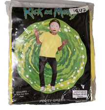 Rick and Morty TV Show MORTY Smith Adult Costume 3D Built Out SHIRT ONLY-Size M